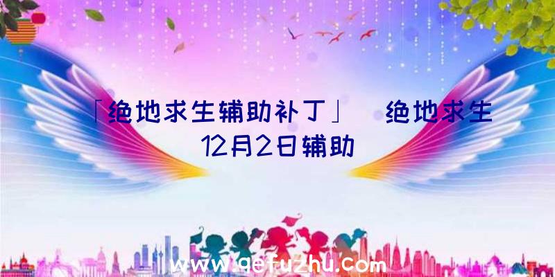 「绝地求生辅助补丁」|绝地求生12月2日辅助